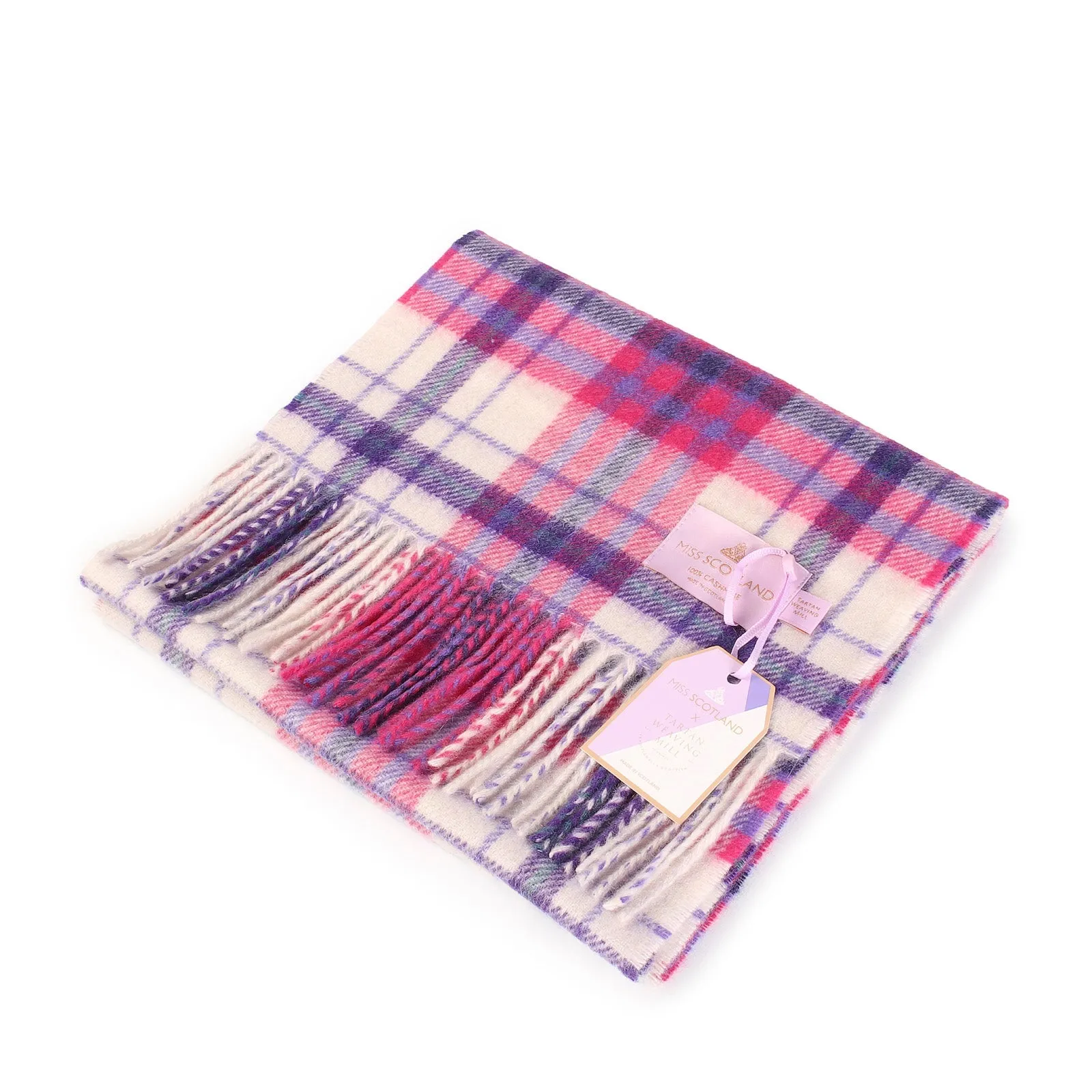 100% Cashmere Scarf Made In Scotland Miss Scotland