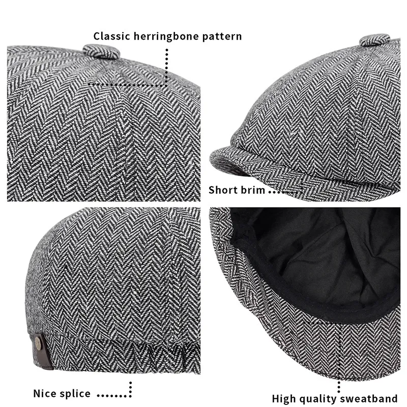 2021 Fashion Newsboy cap