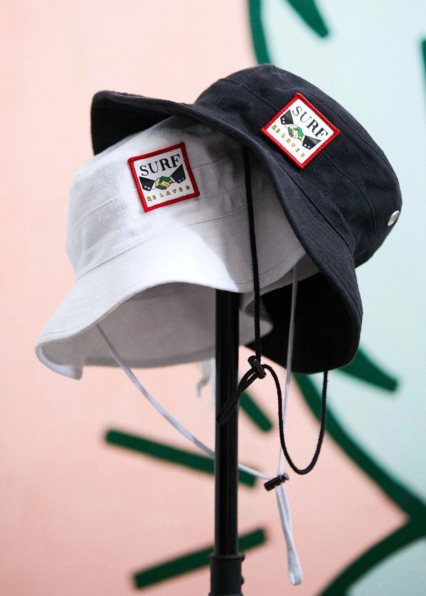 Afends Unisex Surf Related - Hemp Bucket Hat - Black