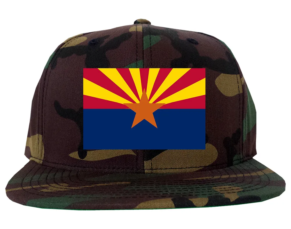Arizona State Flag AZ Chest Mens Snapback Hat