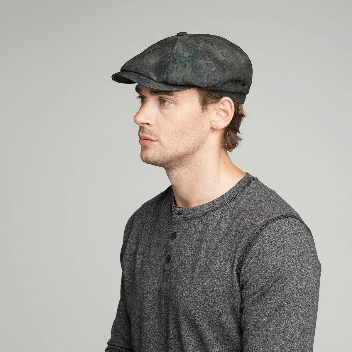 Bailey Almas Camo Flat Cap