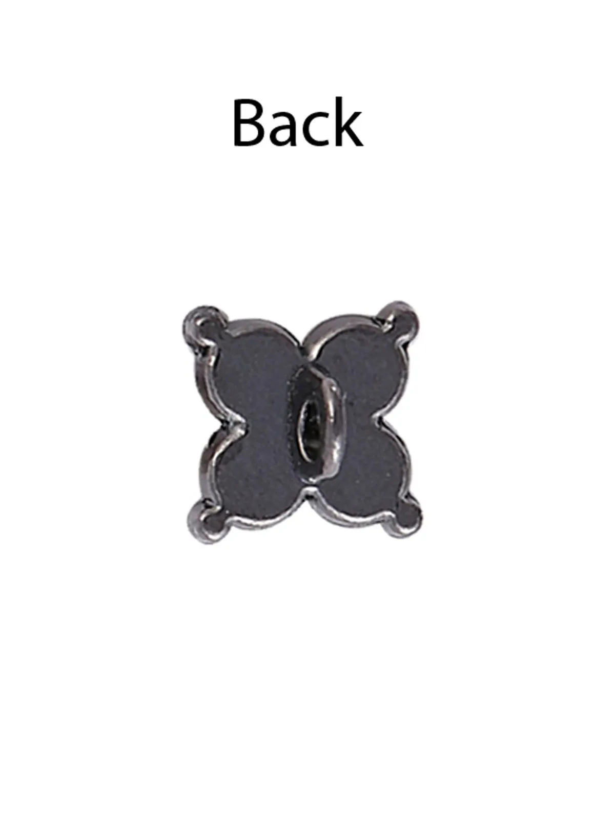 Beautiful Decorative Gunmetal Diamond Shank Metal Button