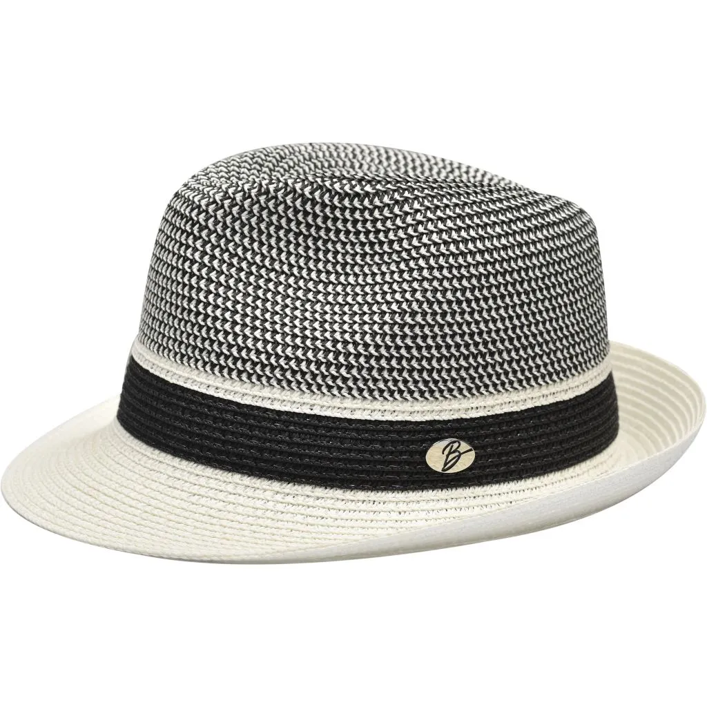 Bently Enrique Stingy Brim Straw Trilby Hat