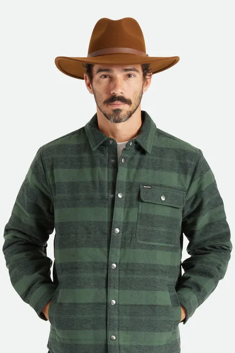 Brixton Field Proper Hat - Coffee