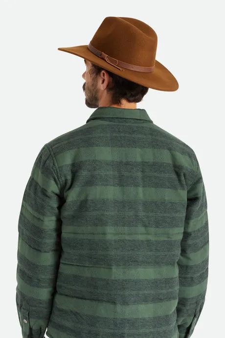 Brixton Field Proper Hat - Coffee