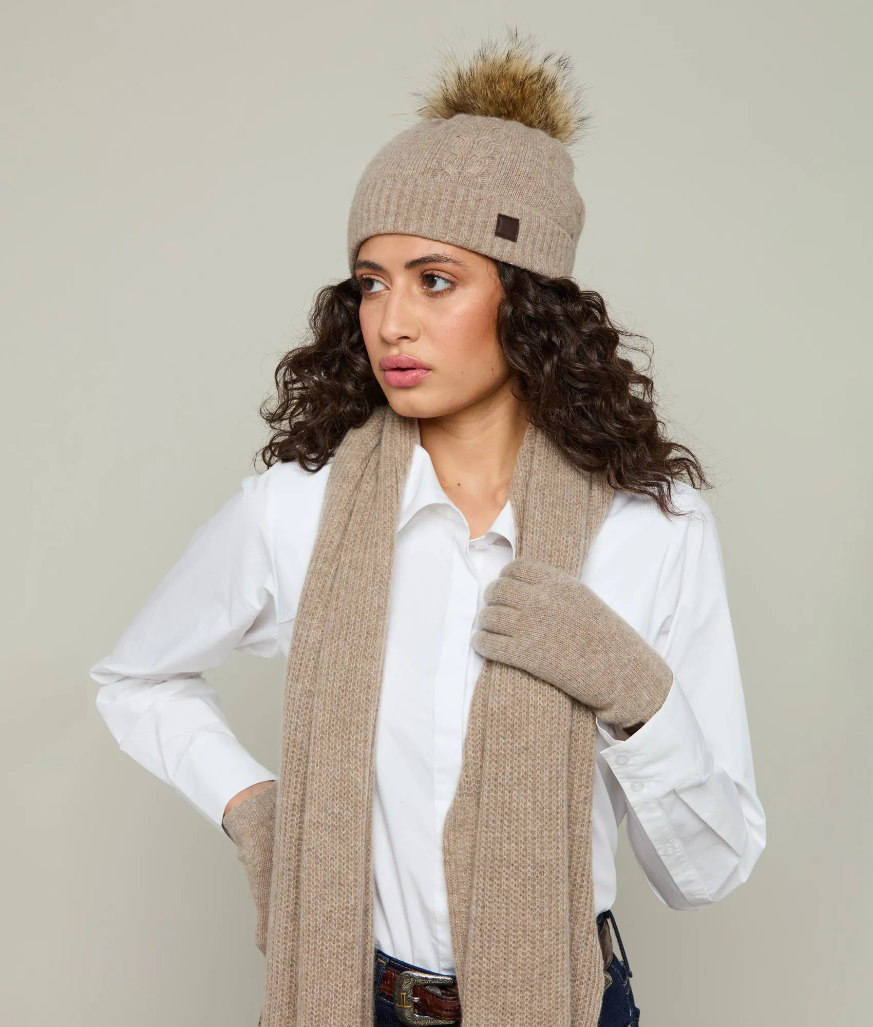 Cashmere Scarf :: Nile Brown