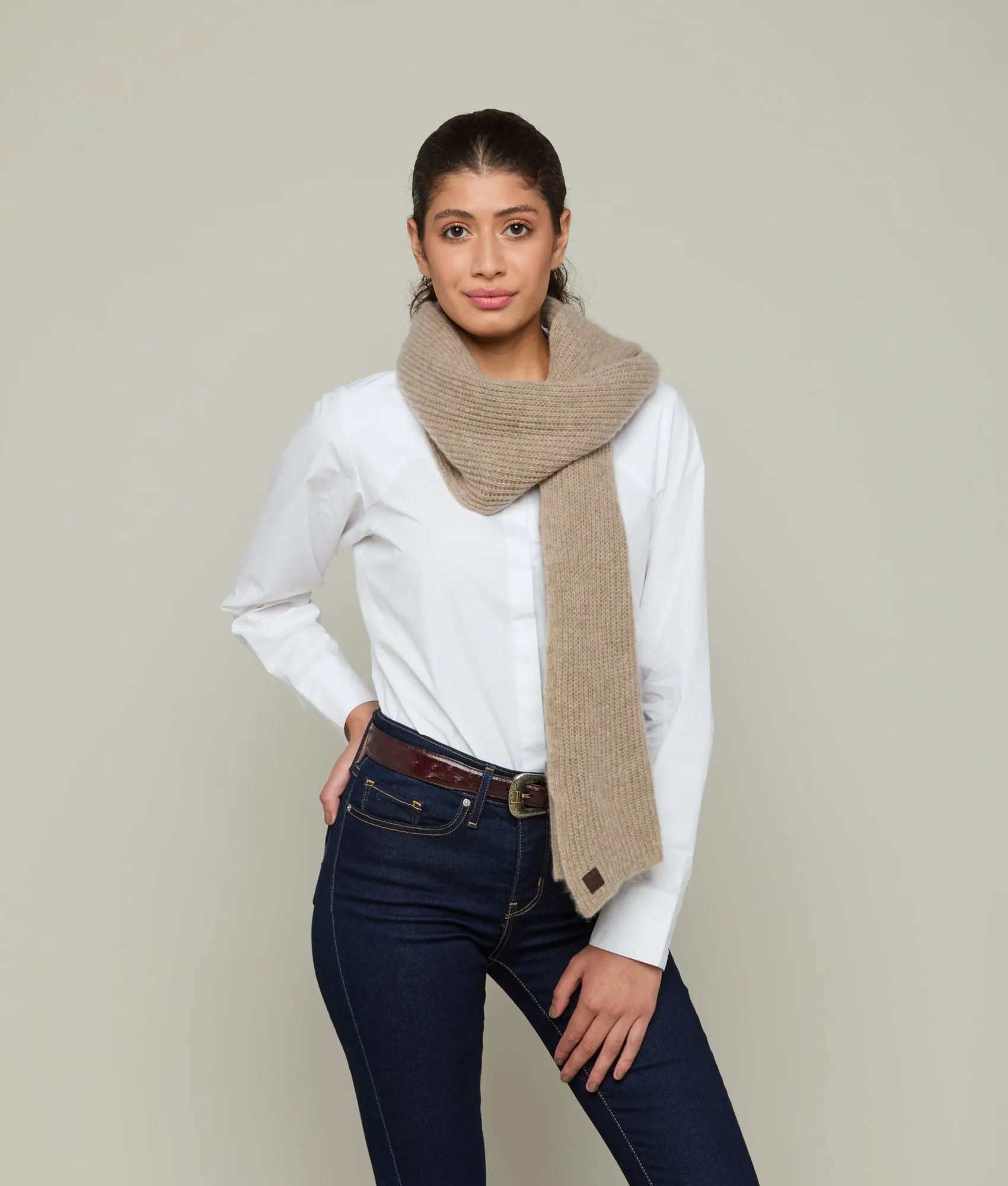 Cashmere Scarf :: Nile Brown