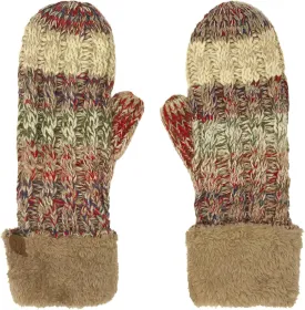 C.C CC Super Thick Fuzzy Fleeced Lined Warm Winter Knitted Mittens Gloves