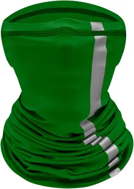 CORIRESHA Men Reflective Neck Gaiter Visibility Safety Dust Sun Protection Face Mask for Construction Workers
