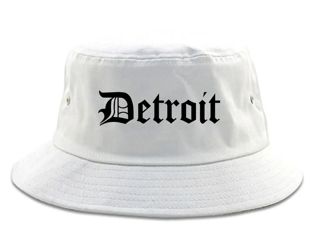 Detroit Old English Mens Bucket Hat