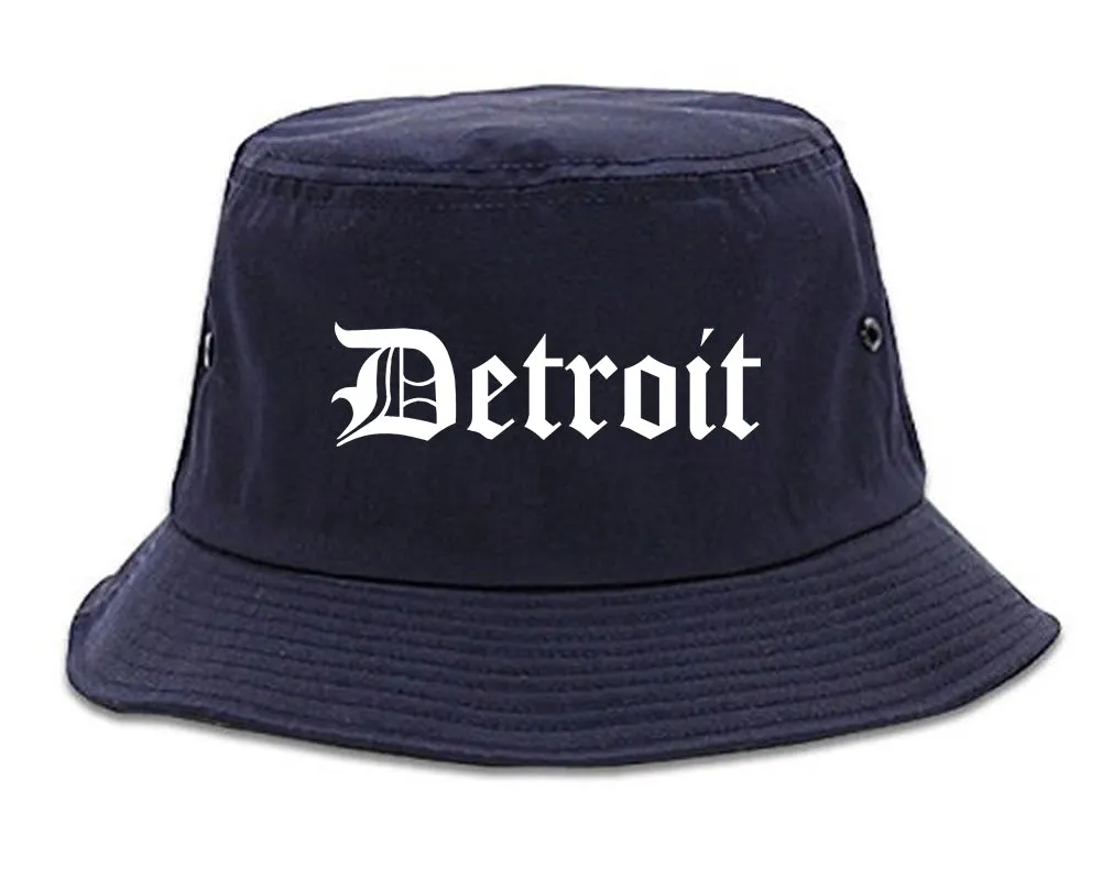 Detroit Old English Mens Bucket Hat