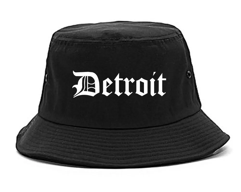 Detroit Old English Mens Bucket Hat