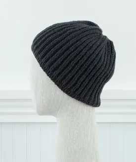 DK Fisherman's Rib Beanie Using Brooklyn Tweed Arbor