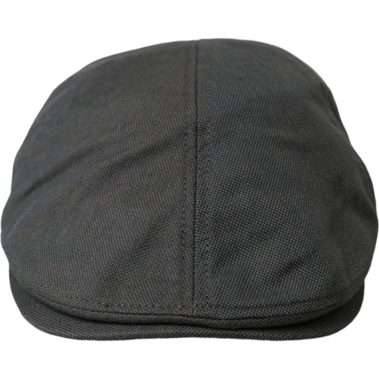 Dolce & Gabbana Dark Gray Nylon Cloth Newsboy Hat Men