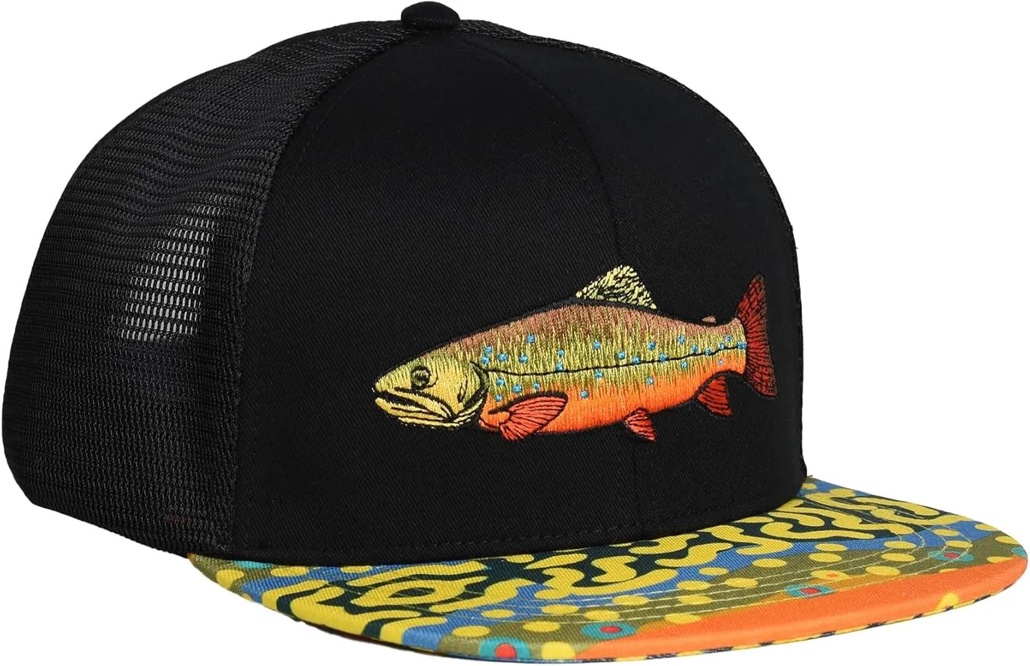 EDTREK Outdoorsman Pro Trucker Breathable Mesh Performance Cap - Flat Brim Snapback Hat