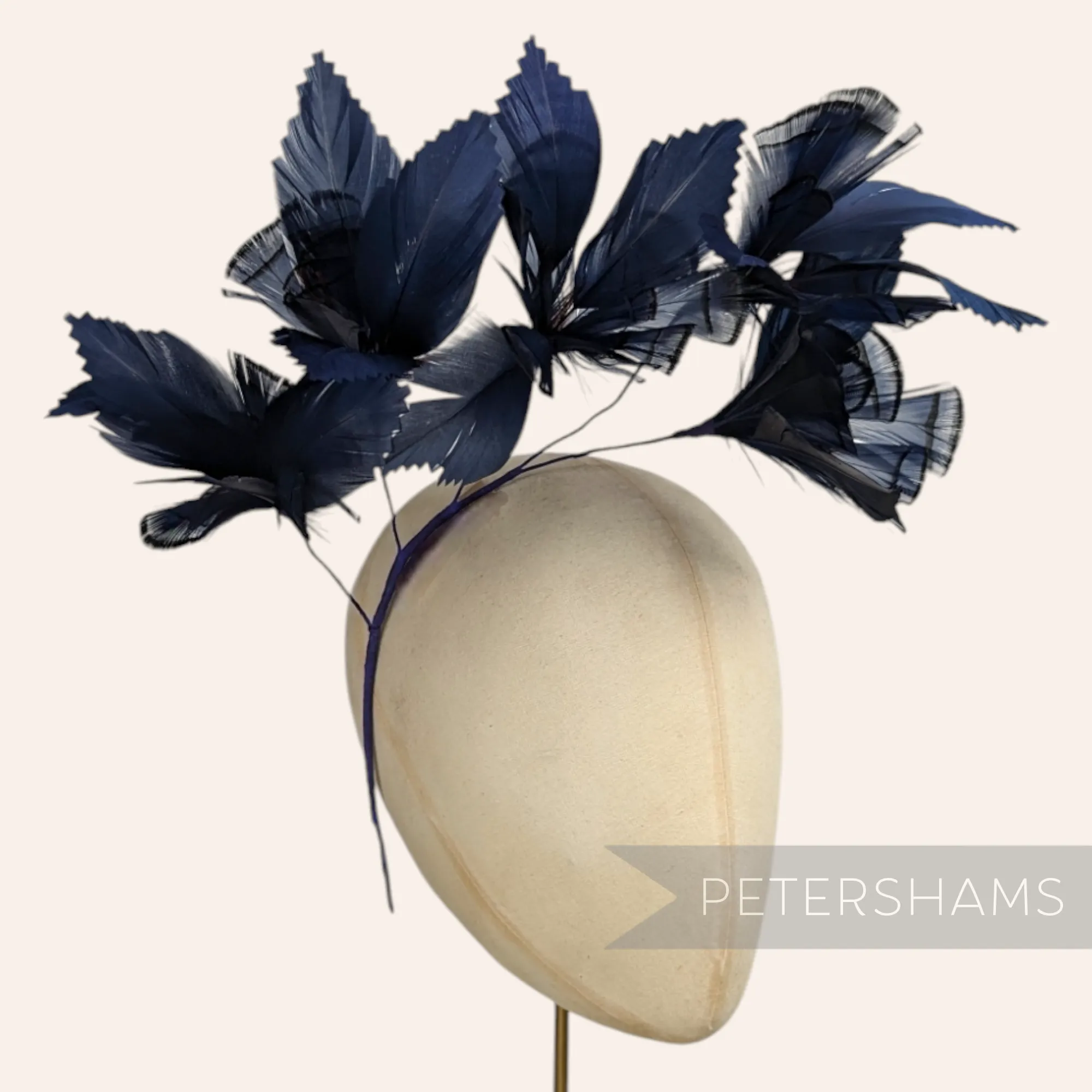 Extra Large Lady Amherst & Goose Feather Flower Hat Mount
