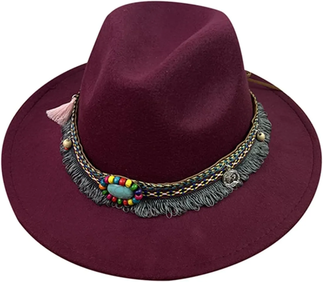 Fashionable Fedora Fedoras Men Wide for Women Dress Hat Womens and Hat Baseball Caps Hat Bands for Womens Cowboy