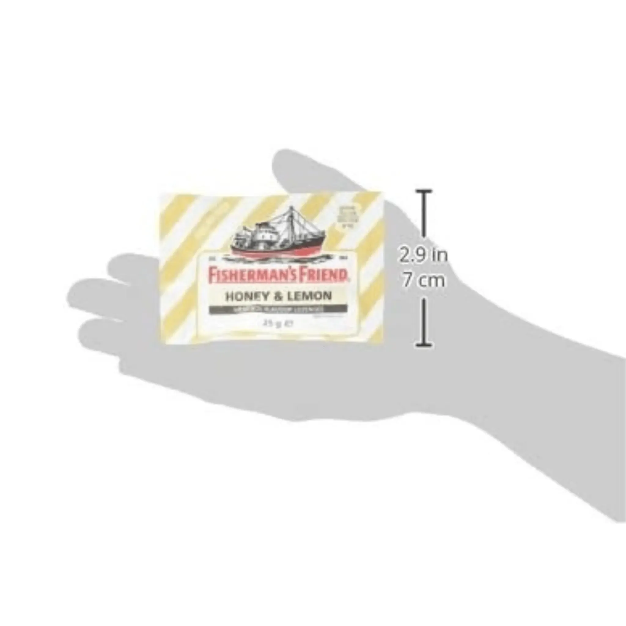 Fisherman's Friend Honey & Lemon Sugar Free 25g Lozenges x 8