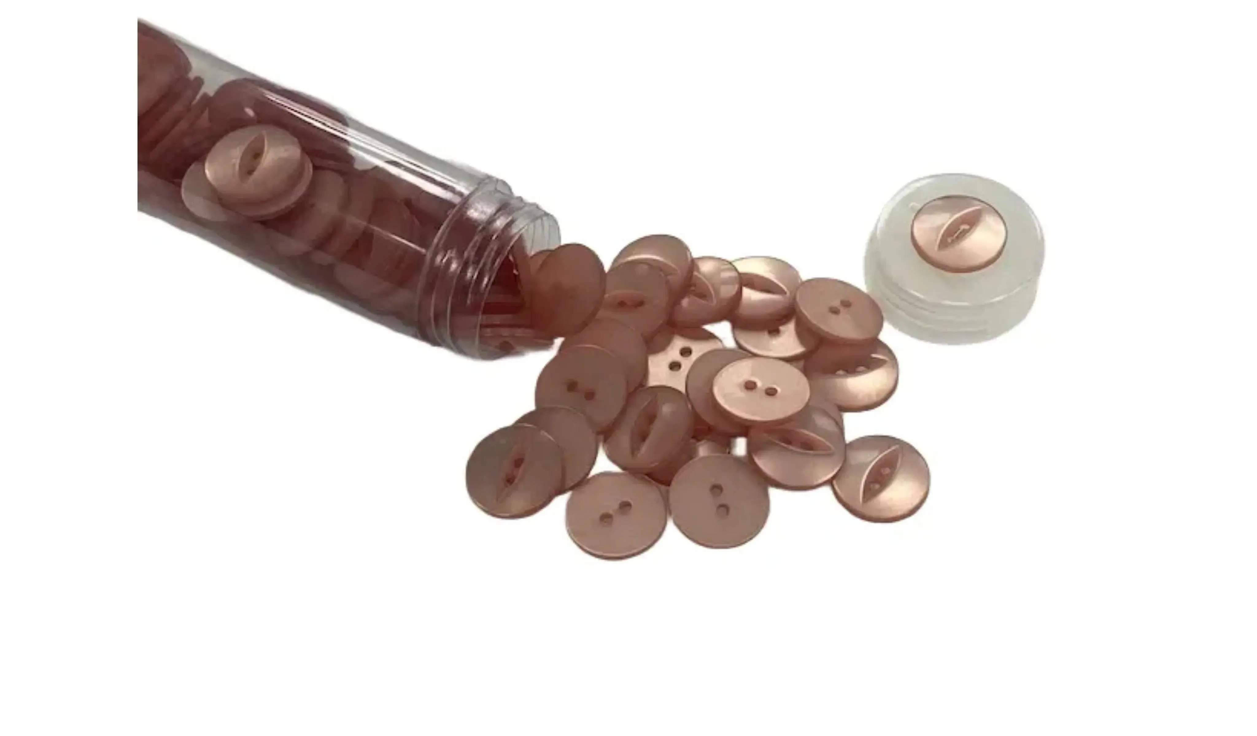 Fisheye Flat Buttons