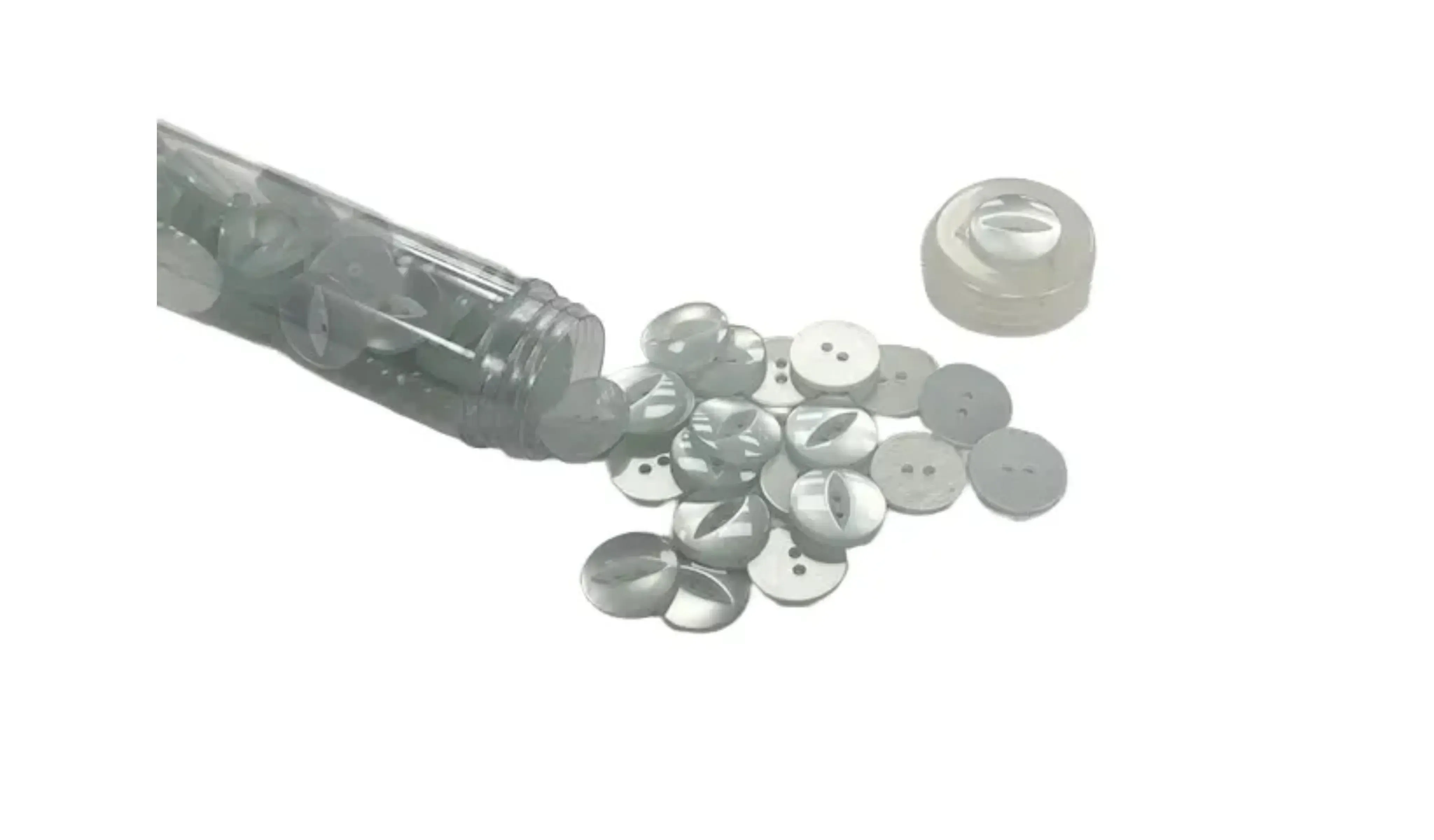 Fisheye Flat Buttons