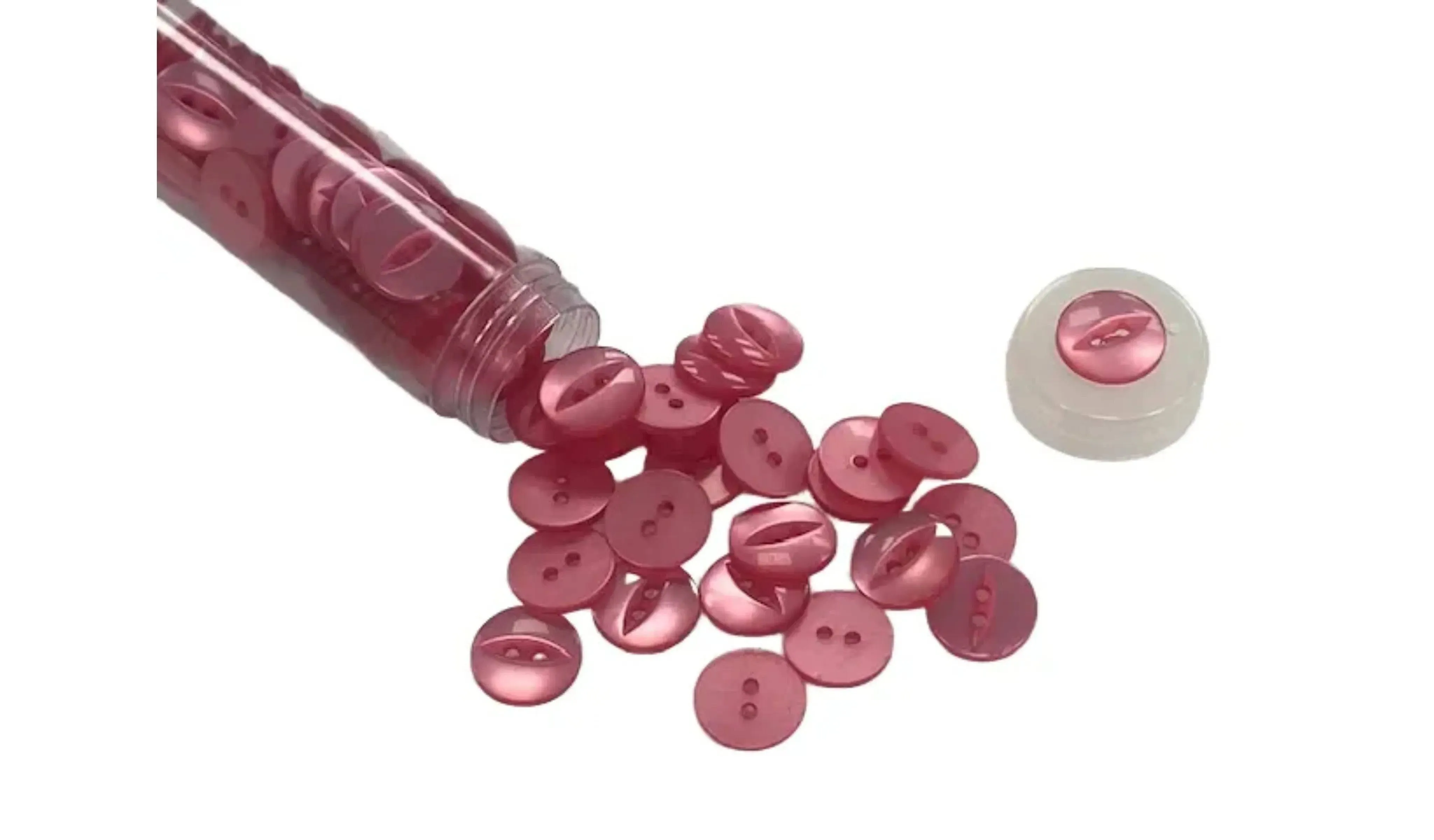 Fisheye Flat Buttons