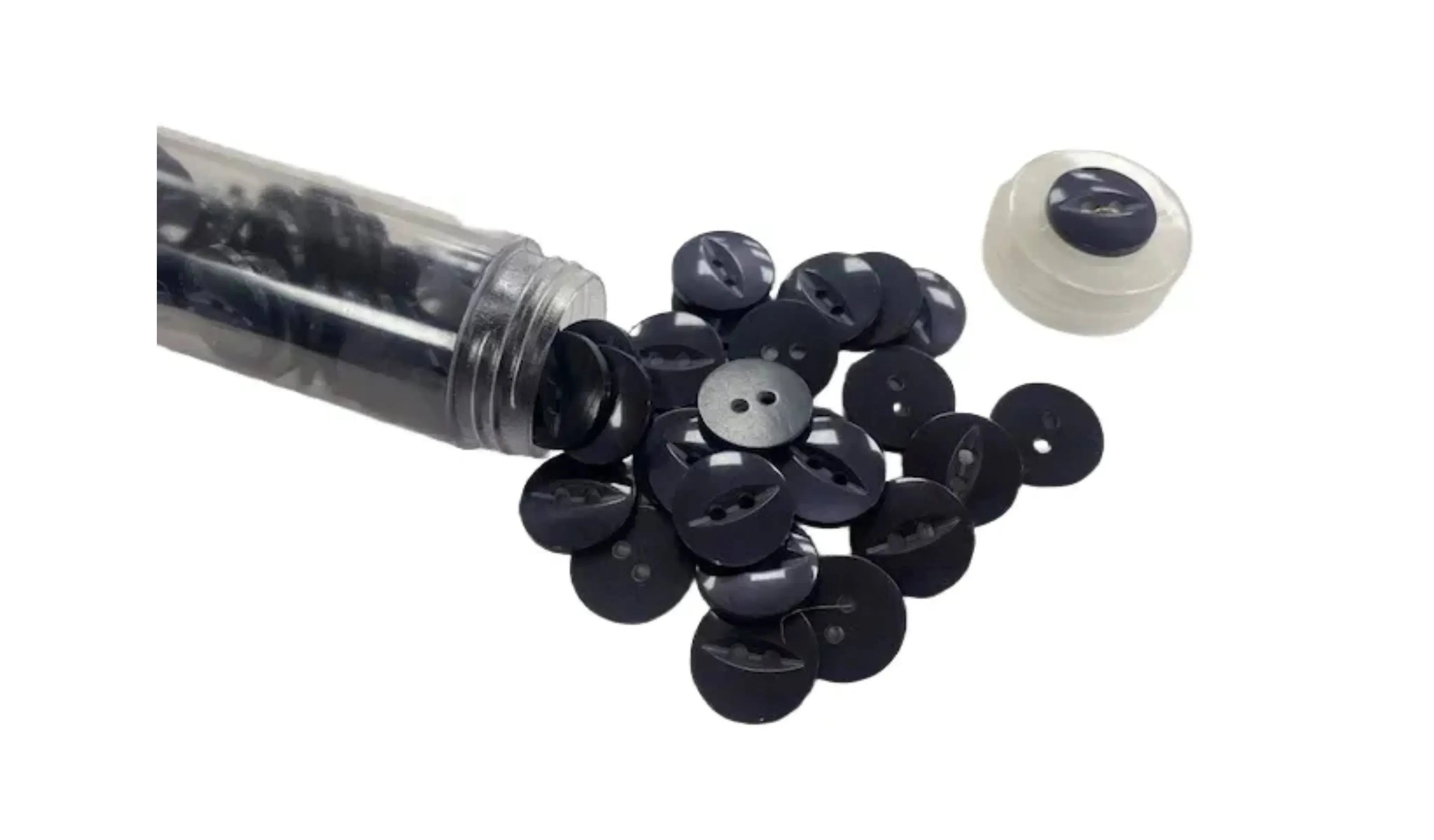 Fisheye Flat Buttons