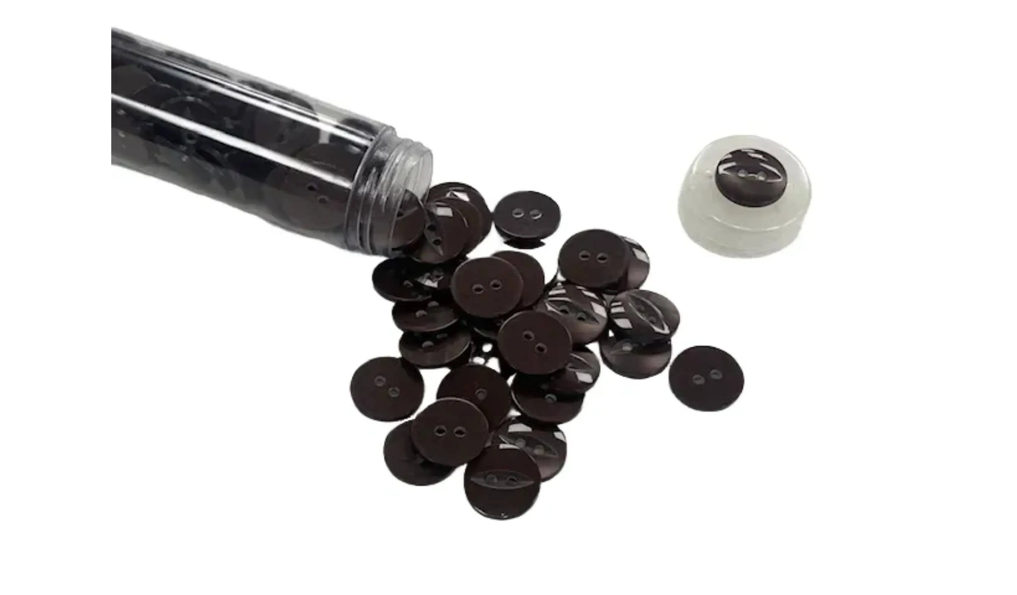 Fisheye Flat Buttons