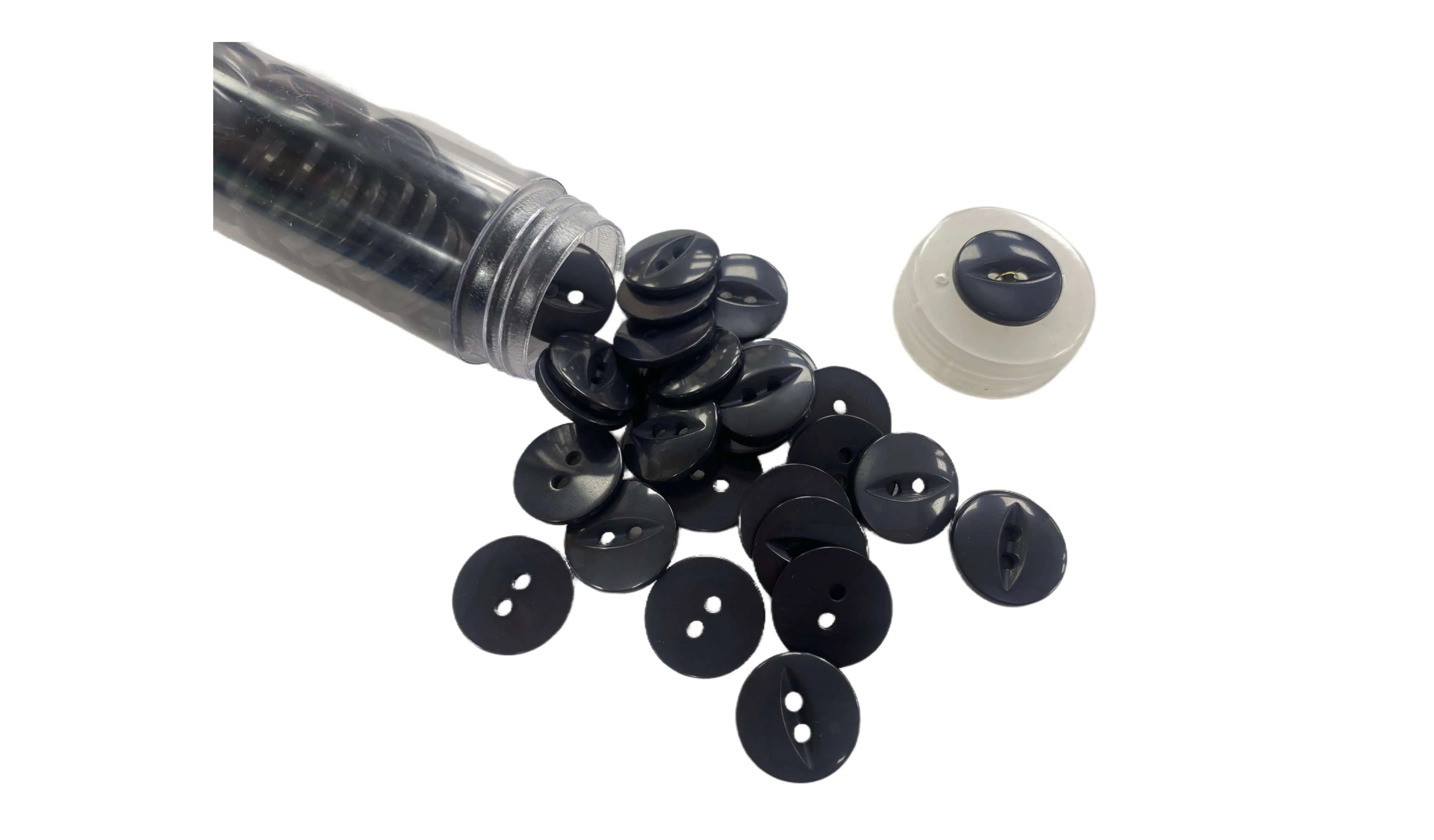 Fisheye Flat Buttons