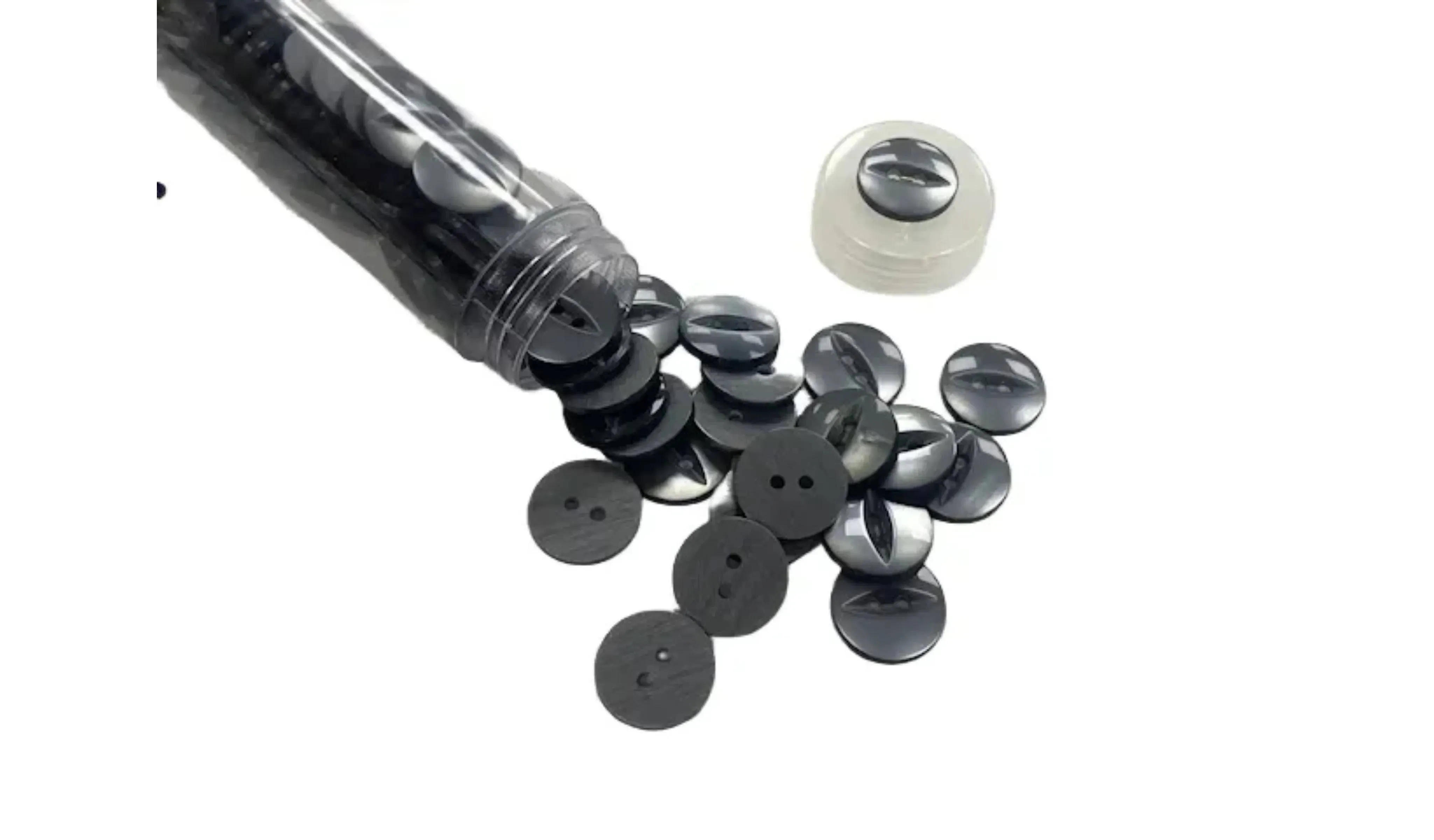 Fisheye Flat Buttons