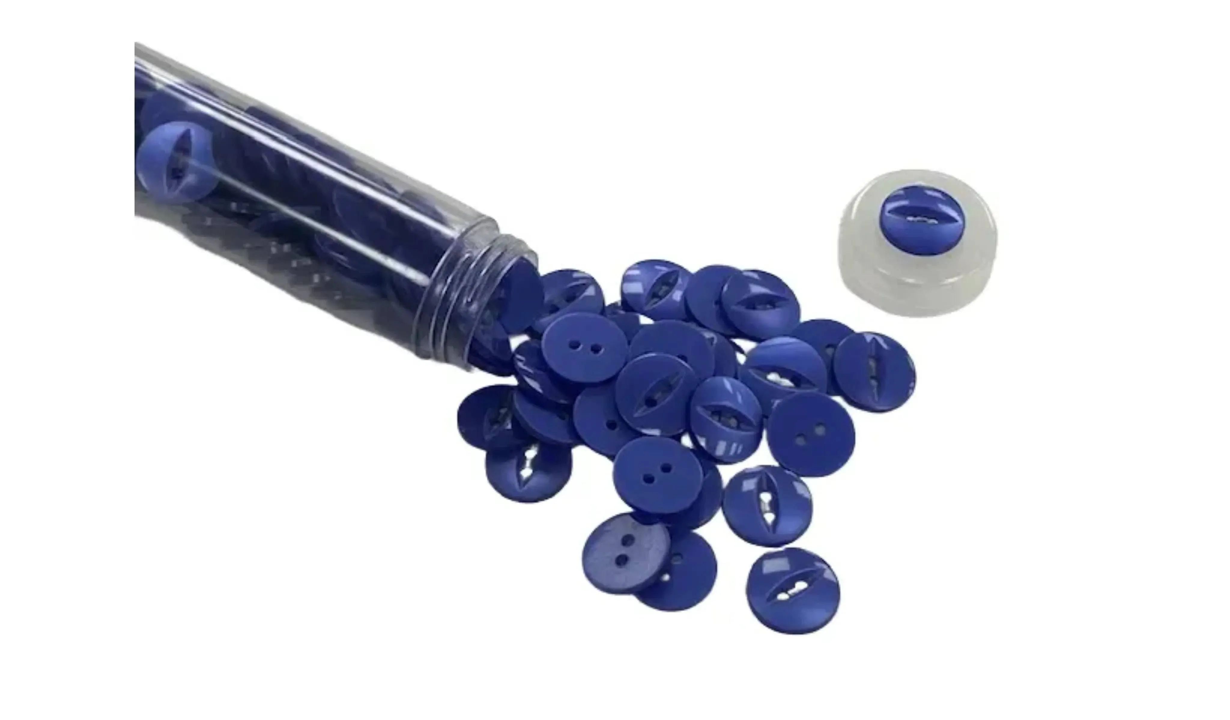 Fisheye Flat Buttons
