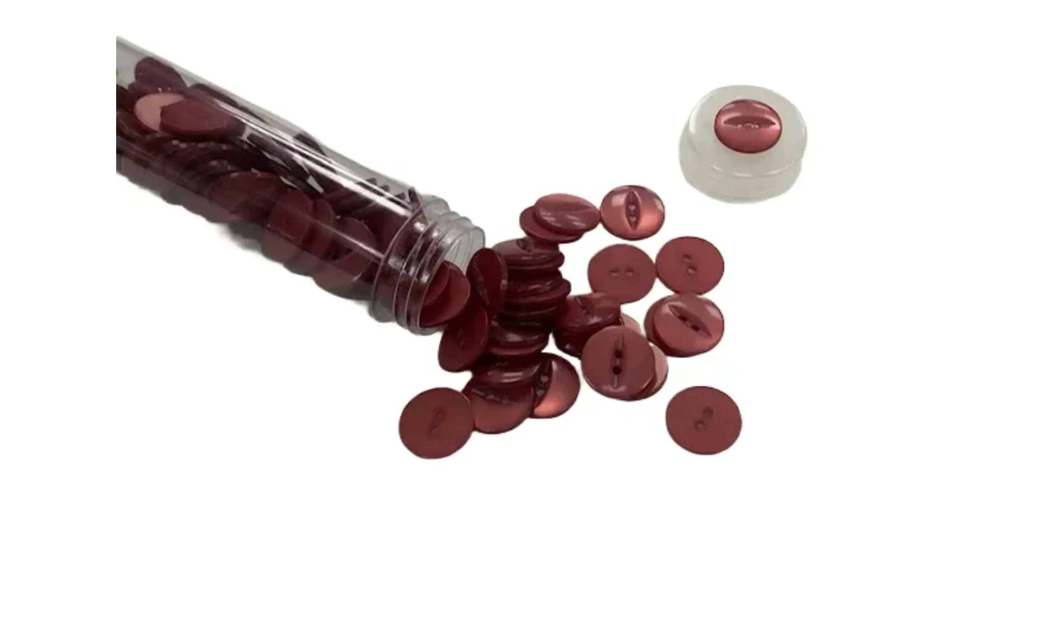 Fisheye Flat Buttons