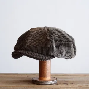 FRENCH VINTAGE CORD CAP ~type newsboy~61 patch