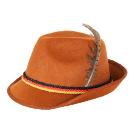 German Trilby Hat-Brown