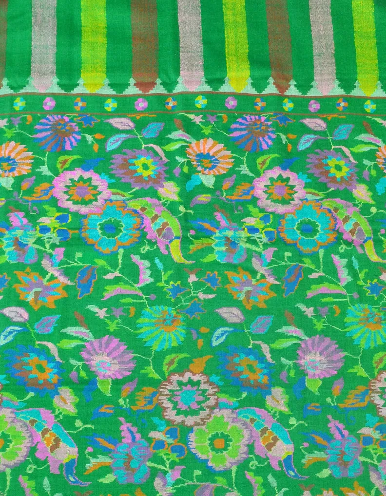 Green Kani Pashmina Shawl 5084