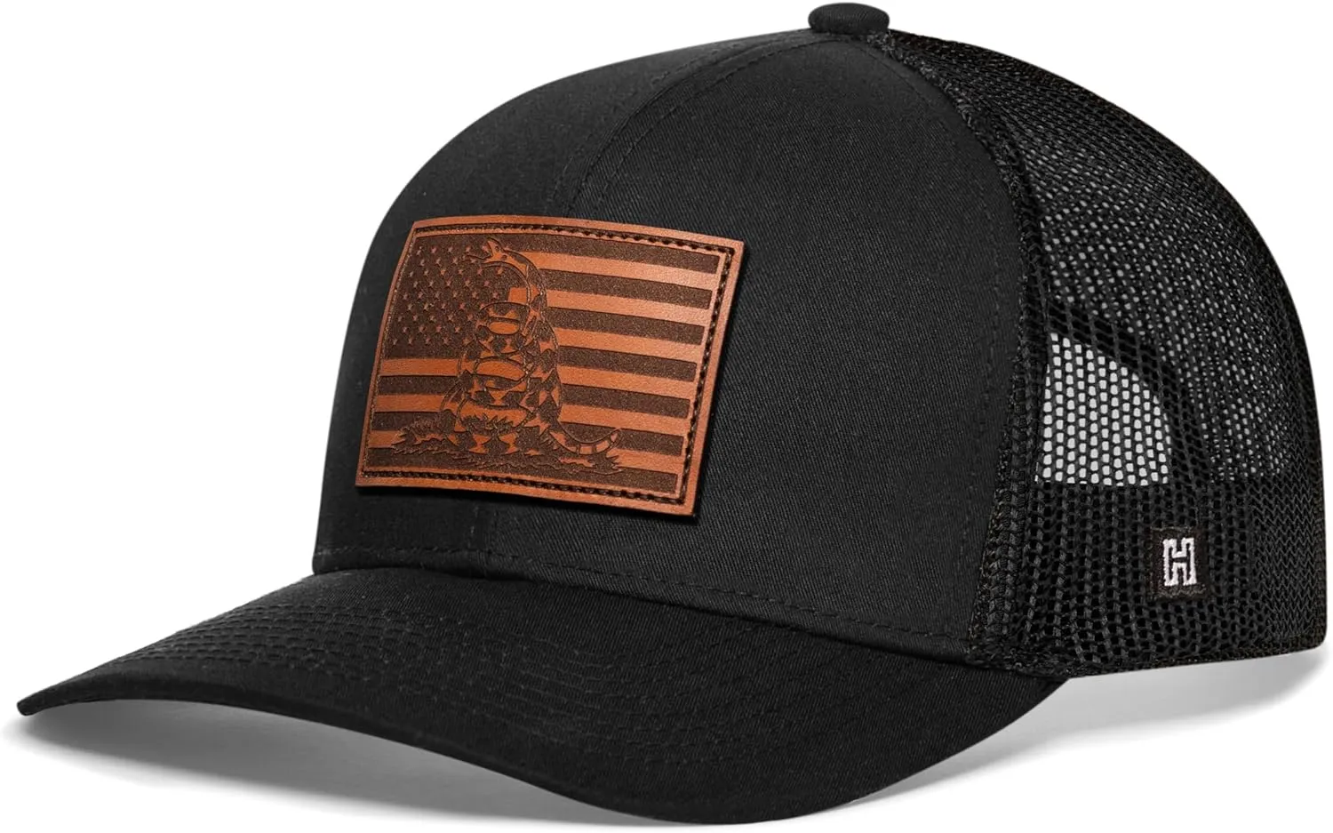 HAKA Dont Tread on Me Hat  Gadsden Flag Trucker Hat Baseball Cap for Men & Women Snapback Adjustable Golf Hat