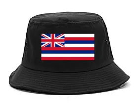 Hawaii State Flag HI Chest Mens Bucket Hat