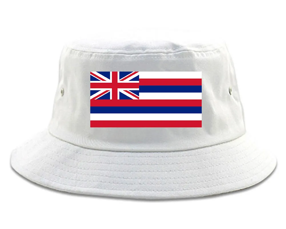 Hawaii State Flag HI Chest Mens Bucket Hat