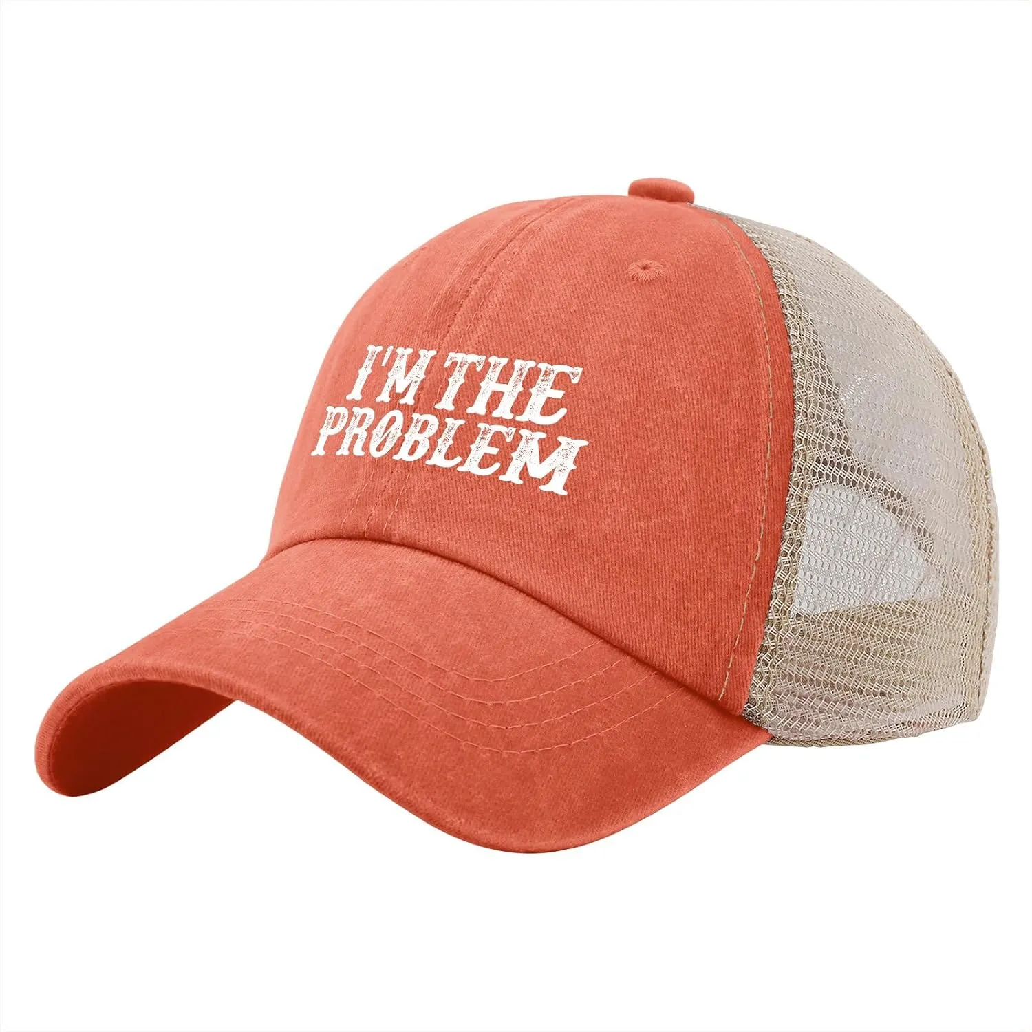 I'm The Problem Trucker Hat Women Trendy Mesh Trucker Hats for Summer