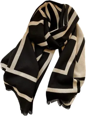 JERLA Cashmere Feel Scarf winter warm large soft Shawl wrap Scarf for women