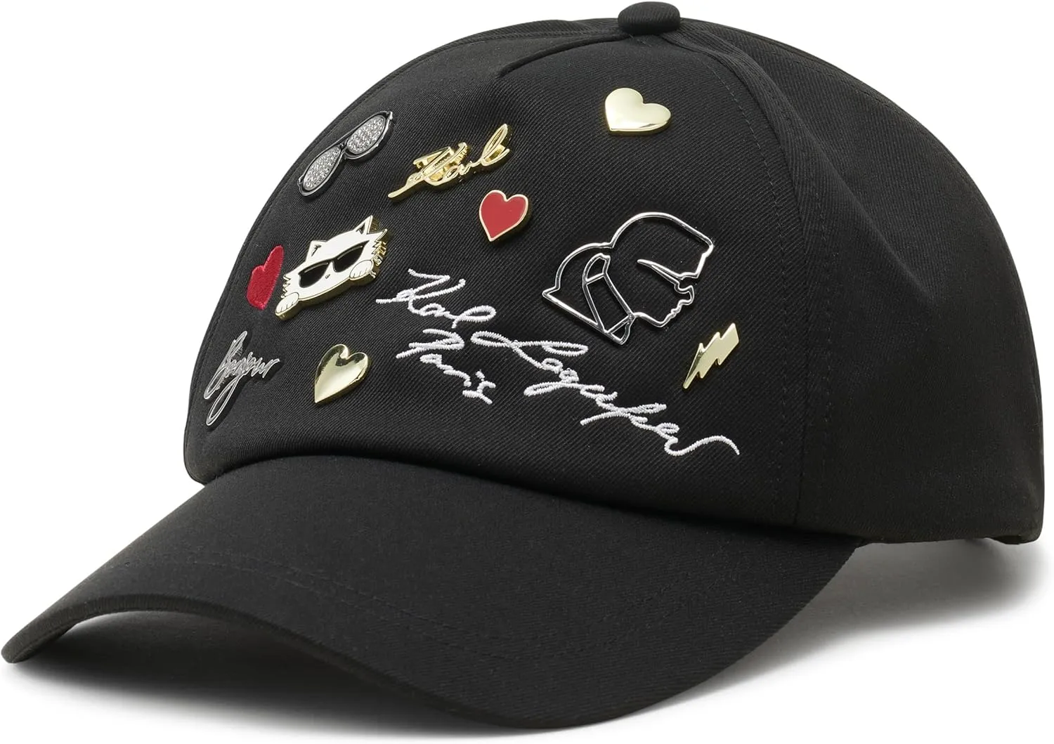 Karl Lagerfeld Paris Women's Charms Baseball Cap Pins Hat