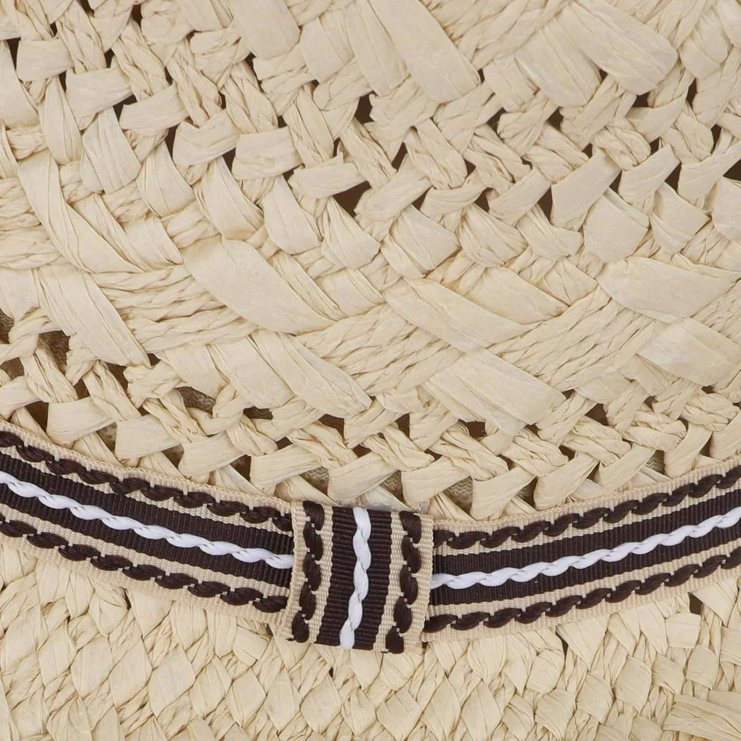 Kids Straw Fedora Hat Sun Visor Hat Boys Girls Summer Beach Cap