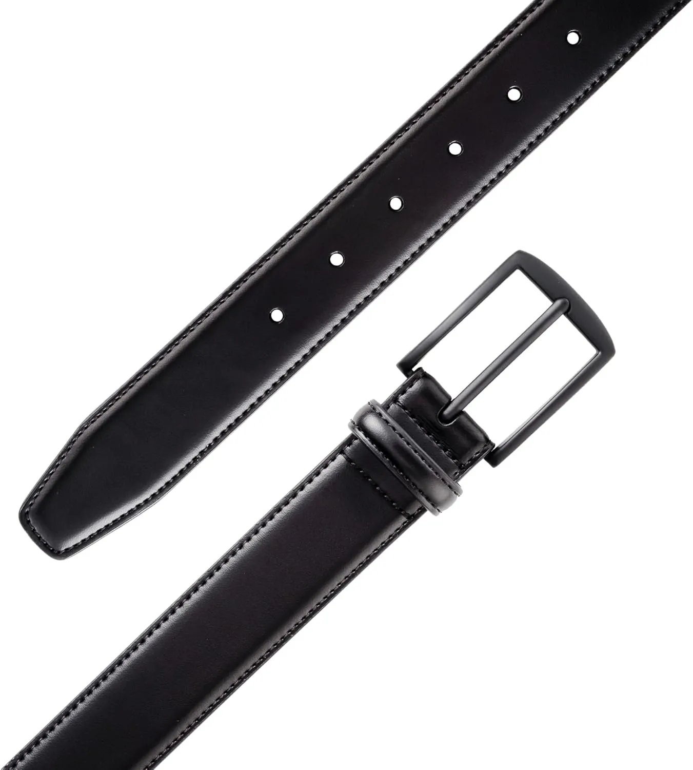 KM Legend Mens Leather Dress Belt for Work Business and Casual