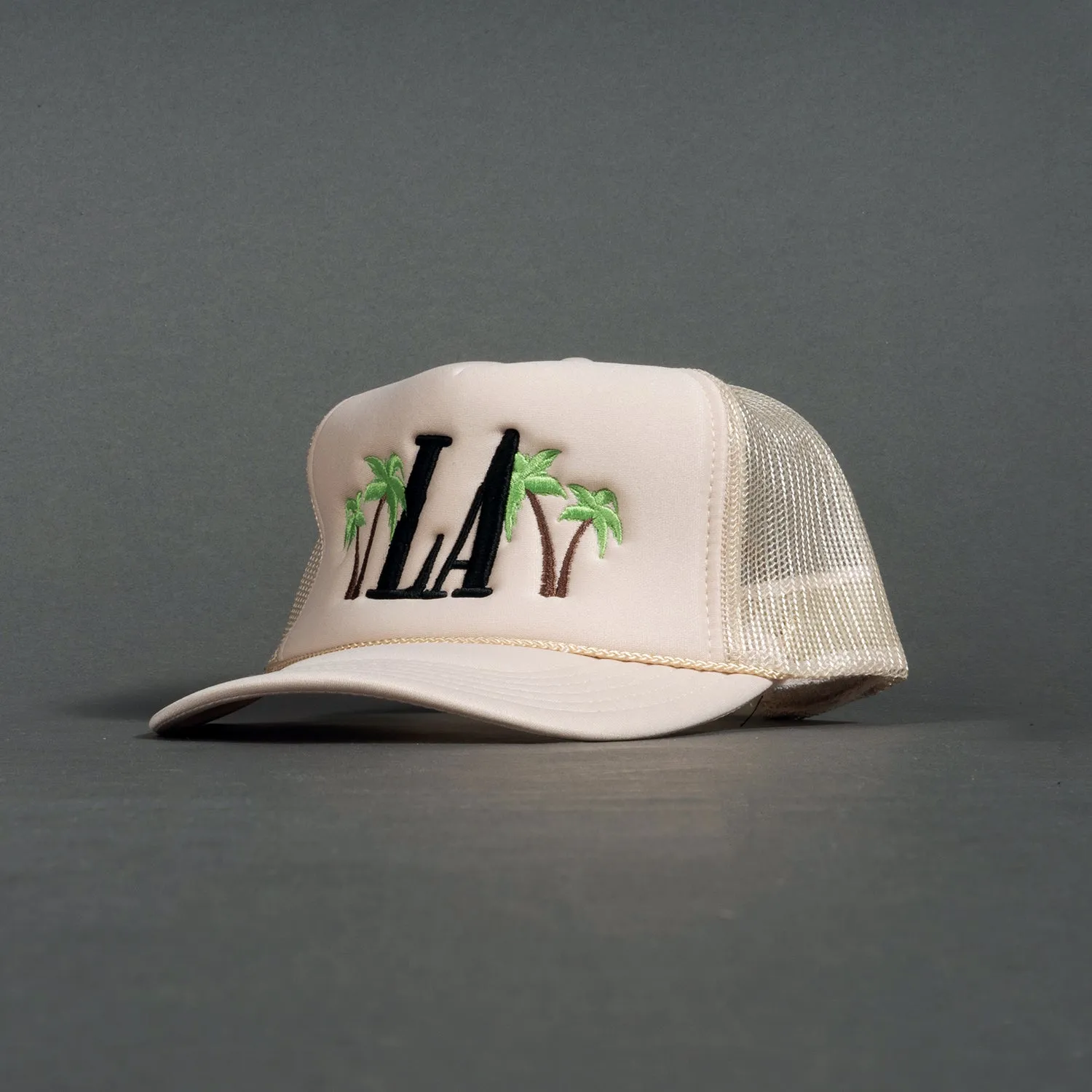 LA Palms Trucker Hat - Tan