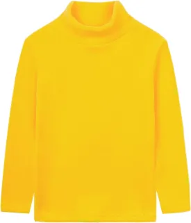 LittleSpring Unisex Kids Polar Fleece Turtleneck Base Top (2-8 Years)