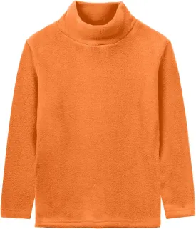 LittleSpring Unisex Kids Polar Fleece Turtleneck Base Top (2-8 Years)