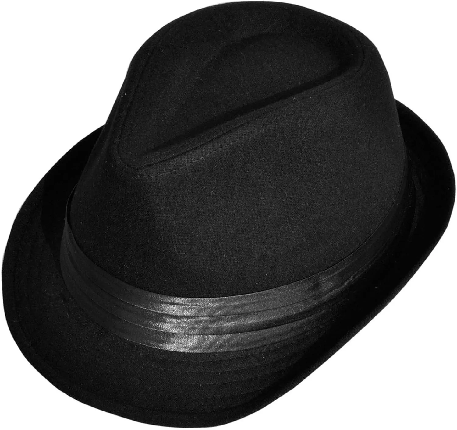 Lullaby Mens Womens Short Brim Classic Manhattan Trilby Fedora Hat