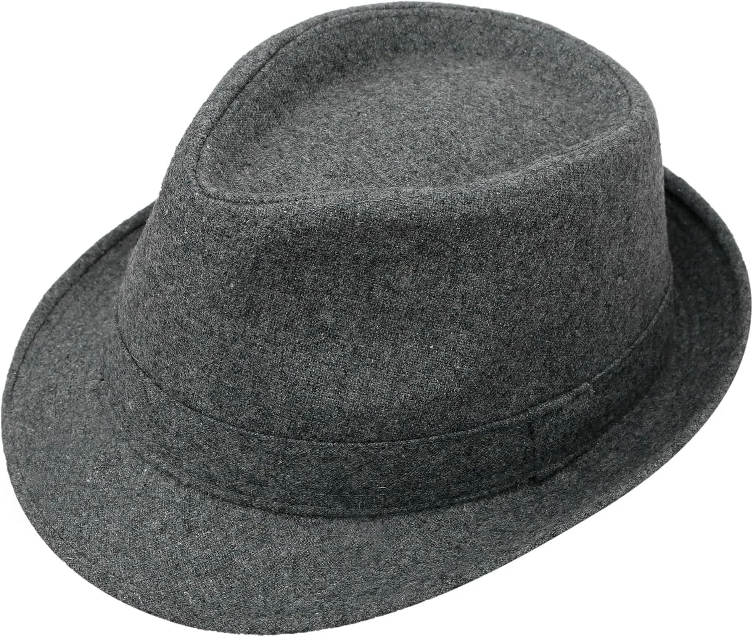 Lullaby Mens Womens Short Brim Classic Manhattan Trilby Fedora Hat