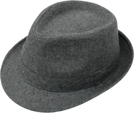 Lullaby Mens Womens Short Brim Classic Manhattan Trilby Fedora Hat