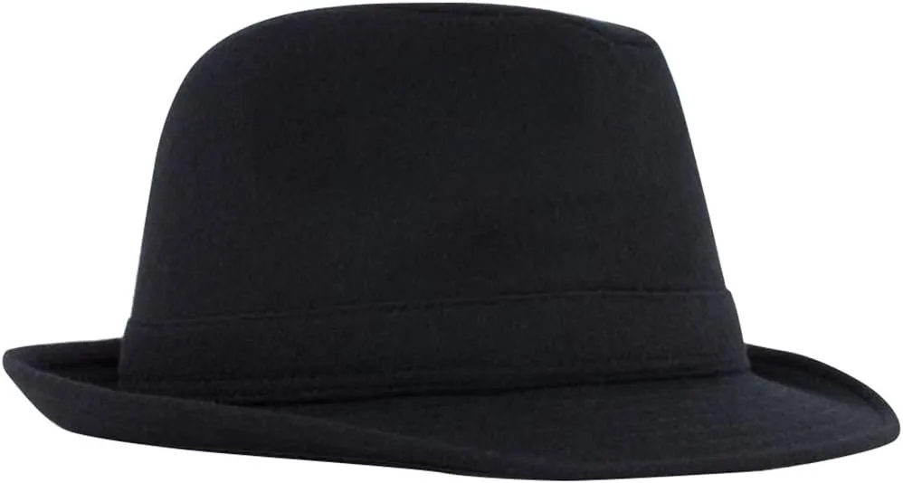 Lullaby Mens Womens Short Brim Classic Manhattan Trilby Fedora Hat