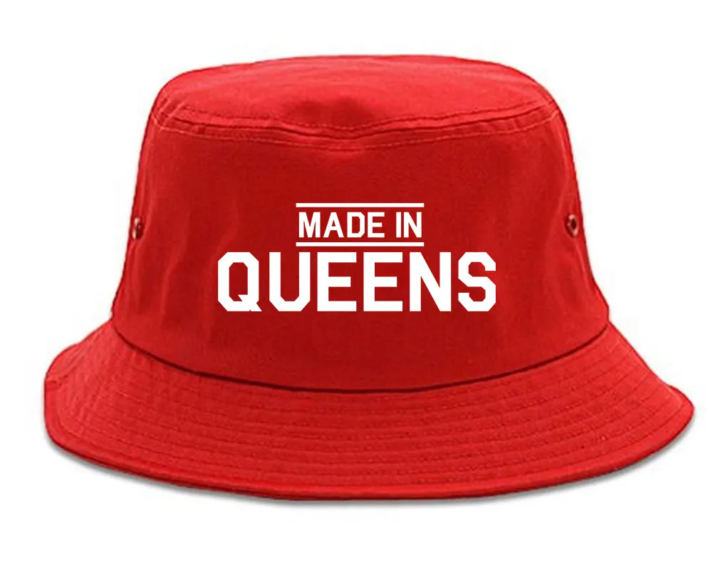 Made In Queens NY Mens Bucket Hat